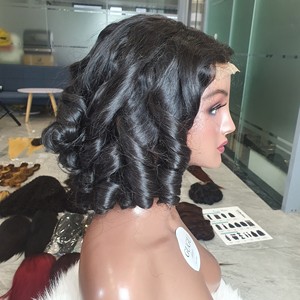 วิกผมมนุษย์ทรงไข่ม้วนเป็นลอนใสสำหรับผู้หญิงผิวดำวิกผมลอนแบบหลวมขนาด5x5 - Product Image 2