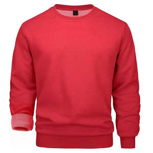 Sweat-shirts pour hommes en polyester/coton, vente en gros OEM, couleur unie, manches longues, chauds, confortables, élégants, respirants, pour l'automne, couleur et logo personnalisés - Product Image 4