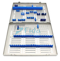 Fida Nouveau Kit de Chirurgie Dentaire Manuelle Avancée pour Implants, 33 Pièces, Certifié ISO13485 FD-ADSK-5600 Classe I, Garantie 1 An, Certifié MFDS
