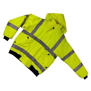 Ensemble de vêtements de travail haute visibilité avec logo personnalisé, uniforme de sécurité durable et résistant, veste et pantalon professionnels classe 2 à multiples poches - Product Image 5