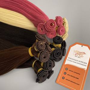 Prix usine attaché à la main 100% Remy Extensions de cheveux humains cuticule aligné brut non transformé tissage de cheveux vietnamiens - Product Image 5