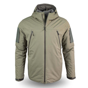 Veste Softshell en toile légère unisexe respirante en gros, parka imperméable, col montant, hiver - Product Image 3