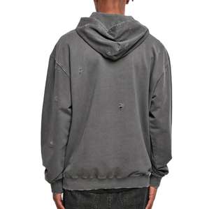 เสื้อฮู้ดผู้หญิงแบบกำหนดเองได้เสื้อมีฮู้ดสำหรับสตรีทแวร์ทรงโอเวอร์ไซส์ความยาวผ้าฝ้าย100% สำหรับฤดูหนาว - Product Image 3