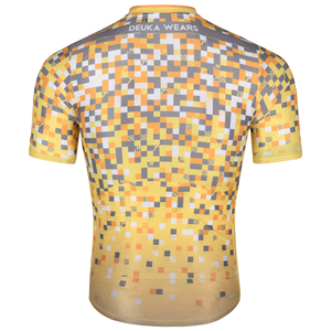 เสื้อจักรยานแบบซิปเต็มตัว ออกแบบตามสั่ง OEM พิมพ์ลายแบบ Sublimation - เสื้อแข่งแขนสั้นทรง Race Fit พร้อมแถบซิลิโคนกันลื่นที่ชายเสื้อและตะเข็บแบบ Flatlock - Product Image 2