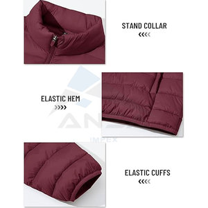 Men's Windproof Puffer Jacket Lightweight Warm Quilted <b>Coat</b> for Outdoor Adventures OEM Factory Supply Bulk Wholesale - Product Image 5