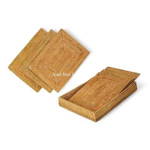 Set of Handmade <b>Rattan</b> <b>Placemat</b> With Natural Texture For Dining Table Styling And Eco Friendly Home Decor - Product Image 2