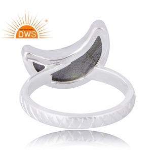 Latest Traditional 925 Sterling Silver Natural Labradorite Gemstone <b>Ring</b> Custom Jewelry For Women Gift For Her - Product Image 2