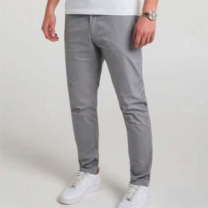 Erkekler çok yönlü pantolon rahat elastik kemer fonksiyonel cepler ve açık Hem tasarım ile uygun - Product Image 6