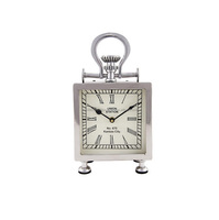Horloge de bureau en forme de pomme plaquée or pour la vaisselle, nouvelle horloge de bureau avec Base en marbre, nouvelle horloge de bureau en métal pour la décoration de Table de la maison