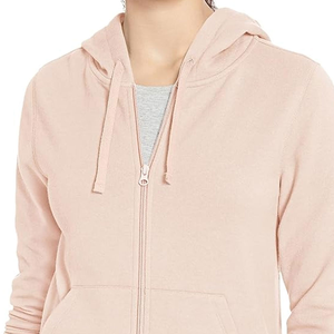 Sudaderas con Cremallera para Mujer, de Poliéster/Algodón, Tejidas, de Invierno, con Logotipo Personalizado en la Parte Delantera, Ropa Urbana, Ligeras y de Secado Rápido - Product Image 5