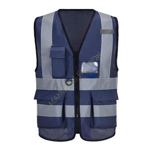 Ropa DE TRABAJO Chaleco de seguridad de alta visibilidad Personalizado su logotipo Simple Buena calidad Precio bajo Chaleco de seguridad de alta visibilidad - Product Image 1