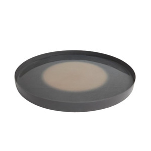 Plaque ronde en fer couleur martelée en cuivre plaque de vibration de conception Unique de grande taille pour mariage et décoration de table - Product Image 4