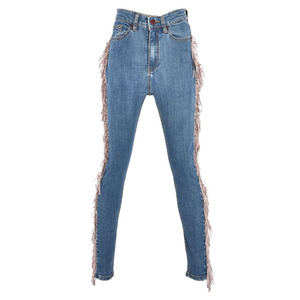 Bulk Sale Skinny Fit Women Denim Pants Stretchy High Rise Eco-Friendly Breathable Vintage Ankle-Length Jeans Trendy Casual - Product Image 4