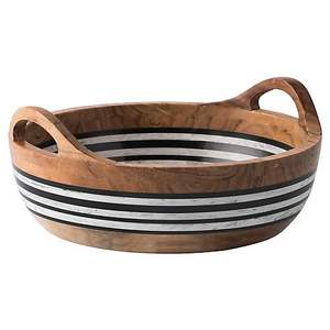 Eco-Friendly Customized Solid <b>Wooden</b> <b>Fruits</b> <b>Bowl</b> Prime Quality Tabletop <b>Bowl</b> for Party Hotel Wedding Restaurant Use - Product Image 2