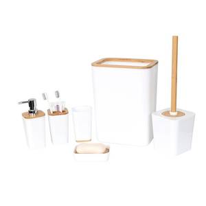 Ensemble de salle de bain en résine époxy de luxe moderne de haute qualité, design personnalisable poli, porte-brosse à dents imperméable - Product Image 1