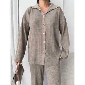 Conjunto de Hiyab a Rayas Casual y Elegante 1554, Accesorio de Moda Femenina - Product Image 2