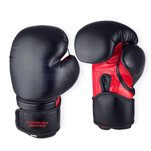 อุปกรณ์ป้องกันภายนอกอาคาร ถุงมือชกมวย หนังแท้ ถุงมือชกมวยสำหรับผู้ใหญ่ เพื่อความปลอดภัย - Product Image 2