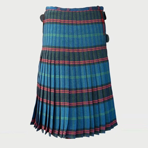 Men Scottish Tartan Kilt Traditional Plaid Kilts Acrylic Pleated Skirt Adjustable Waist Regular Fit - Product Image 2
