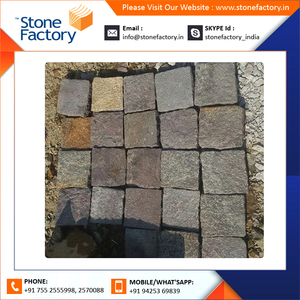 Pierre de galets de haute qualité mélange jaune brun naturel pierre de galets 100% utilisation de stationnement et d'allée en pierre naturelle - Product Image 2