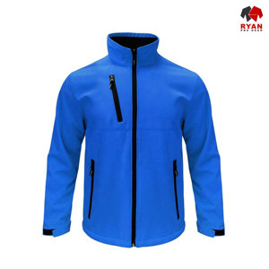 Veste Softshell Personnalisée Ryan Pro Gear pour Hommes, Fermeture Éclair, Tissu Respirant avec Logo Personnalisé, Motif Uni - Product Image 3