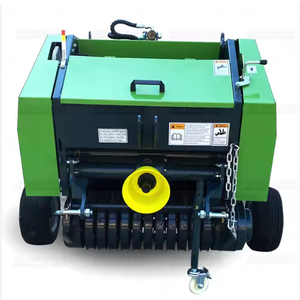 Mini presse à foin ronde de paille de nouvelle conception avec puissance compacte pour tracteurs 20-50HP en stock et livraison rapide - Product Image 1