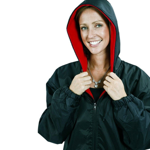 Parka de natación con forro polar para adultos y niños unisex con forro de toalla Parka de natación deportiva de estilo callejero al por mayor para deportes de invierno - Product Image 4