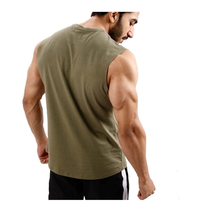 Camiseta sin mangas fuerte para hombre con diseño transpirable de secado rápido, perfecta para entrenamiento de gimnasia, deportes, correr, Fitness y verano elegante - Product Image 3