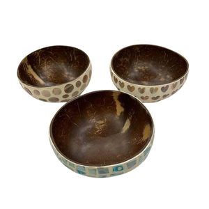 ชามมะพร้าวฝังโมเสคพร้อมหอยมุกเวียดนามส่งตรงจากโรงงานสำหรับใช้ในบ้านของที่ระลึกและร้านค้าปลีกที่เป็นมิตรกับสิ่งแวดล้อม - Product Image 4