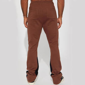 Hot Selling Men's <b>Autumn</b> Sweatpants Custom Logo Embroidered Midweight Vintage Washed Polyester/Cotton Oxford <b>Fabric</b> Breathable - Product Image 6