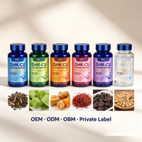SYC BIO GHK-CU Peptide de Cuivre 300 mcg Mélange de Peptides Gélules Molles 120 Gélules OEM ODM Marque Privée Prix Usine Vente en Gros