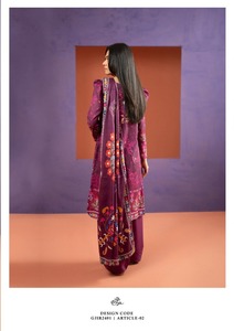 คุณภาพสูง shalwar kameez ปากีสถาน นําเข้าคุณภาพ shalwar kameez ผู้หญิงปากีสถานผ้าฝ้าย/สนามหญ้าพิมพ์ชุด - Product Image 4