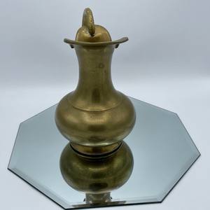 เหยือกทองเหลืองหนักเหยือกตกแต่งเหยือกสำเนียงทำในอินเดีย - Product Image 3