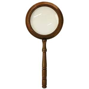 Minimalist Wooden <b>Magnifying</b> <b>Glass</b> Simple Design Reading Desk Study Library Office Craft Hobby Visual Support Clean Look Modern - Product Image 1