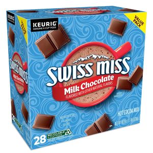 Swiss Miss Chocolate con Leche, Cápsulas de Cacao Caliente para Cafetera Keurig de una sola porción, Paquete de 28 - Product Image 3