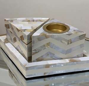 Ensemble de brûleurs d'encens en nacre écologique aromatique faits à la main, nouveau design, cadeaux pour le Ramadan et l'Aïd - Product Image 3