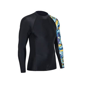 2025 OEM Sublimation Imprimer Logo Personnalisé Fitness BJJ Boxe Surf Natation Protection Solaire Manches Longues Rash Guard - Product Image 3