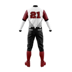 Ensemble d'uniformes de baseball et de softball personnalisés en polyester sublimé, comprenant un maillot et un pantalon, uniformes de baseball personnalisés - Product Image 3