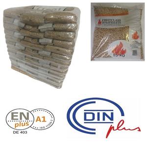 Ecopellets Din Plus 65 Sachets de 15KG Granulés de Bois Palette Briquette de Pin et Bâton de Sciure à Vendre - Product Image 4