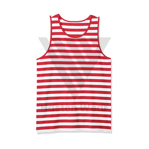 Débardeur de sport pour homme en polyester/coton/spandex - Couleur et logo personnalisables, tissu respirant, style sportif - Product Image 4