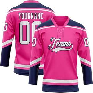 Maillot de hockey sur glace personnalisé OEM haut de gamme sublimation uniforme d'équipe vêtements de sport de haute qualité en vrac maillot de gros - Product Image 5