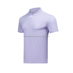 Meilleur prix Chemises de golf pour hommes en polyester tricoté à manches courtes, séchage rapide, personnalisables, marque privée, pour l'été - Product Image 4