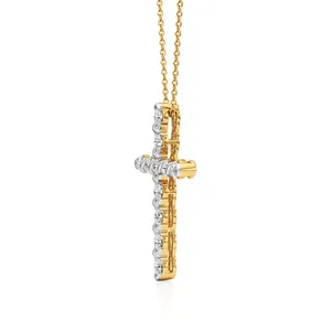 สร้อยคอจี้เพชรรูปกางเขนบริลเลียนท์ เบลลิซิ่งส์ - Product Image 1