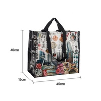 Sacs de courses réutilisables personnalisés pour supermarchés et expositions, impression de logo personnalisée, sacs de courses professionnels