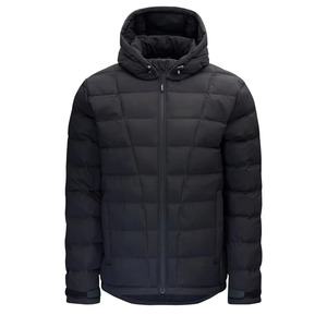 Chaqueta de Invierno Acolchada de Diseño Original y Alta Calidad, Gruesa, Impermeable, Cortavientos, Transpirable, con Capucha y Logotipo Frontal, para Hombre, de Poliéster - Product Image 1