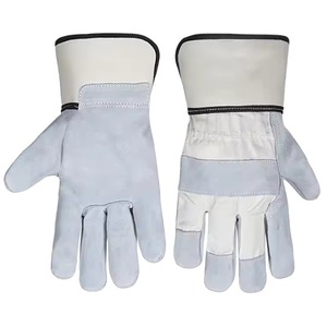 Guantes DE TRABAJO Canadian Rigger de sublimación de invierno de Palma de cuero resistente para hombres con puño de seguridad a precio al por mayor - Product Image 3