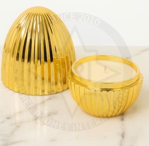 Pot de bougie décoratif rempli de cire Éclairage élégant pour salon - Product Image 2