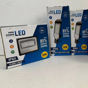 Réverbère LED en aluminium enduit de poudre IP65 36w & 24w fabriqué en Inde pour autoroute, jardin, route, entrepôt par fournisseur indien - Product Image 1