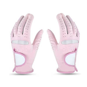 Guantes de golf personalizables OEM con etiqueta privada para hombres, mujeres y niños, cuero genuino duradero, deportes, piel de oveja, Impresión de logotipo colorido - Product Image 4