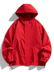 Chaqueta de deportes al aire libre para hombre, ropa funcional de retazos de calle alta y accesorios, chaquetas casuales al aire libre a prueba de viento para hombre - Product Image 3