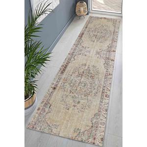 Alfombra Turca Marrón: Diseño Boho, Alfombra Antideslizante, Alfombra Delgada No Tejida - Product Image 5